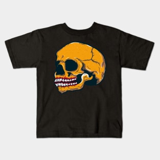 Death skull head Kids T-Shirt